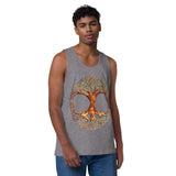 Celtic Tree Of Life - Men's Premium Tank Top | Cotton Heritage MC1790