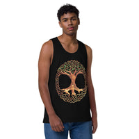 Celtic Tree Of Life - Men's Premium Tank Top | Cotton Heritage MC1790