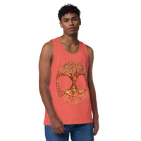 Celtic Tree Of Life - Men's Premium Tank Top | Cotton Heritage MC1790