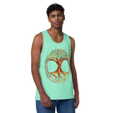 Celtic Tree Of Life - Men's Premium Tank Top | Cotton Heritage MC1790