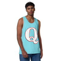 Monogram Letter Q - Men's Premium Tank Top | Cotton Heritage MC1790