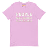 PEOPLE WILL BE HELD ACCOUNTABLE - Relaxed T-Shirt | Bella + Canvas 6400