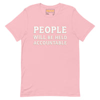 PEOPLE WILL BE HELD ACCOUNTABLE - Relaxed T-Shirt | Bella + Canvas 6400