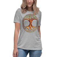 Celtic Tree of Life - Bella + Canvas 6400 Women's Relaxed T-Shirt