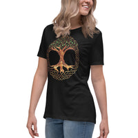 Celtic Tree of Life - Bella + Canvas 6400 Women's Relaxed T-Shirt