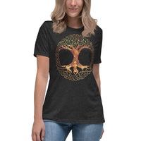 Celtic Tree of Life - Bella + Canvas 6400 Women's Relaxed T-Shirt