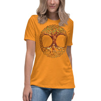 Celtic Tree of Life - Bella + Canvas 6400 Women's Relaxed T-Shirt