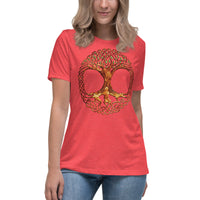 Celtic Tree of Life - Bella + Canvas 6400 Women's Relaxed T-Shirt