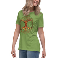 Celtic Tree of Life - Bella + Canvas 6400 Women's Relaxed T-Shirt