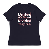 Trump 2024 - United We Stood, Divided They Fell. - Women's Relaxed T-Shirt