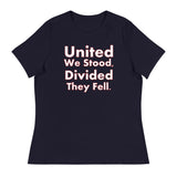 Trump 2024 - United We Stood, Divided They Fell. - Women's Relaxed T-Shirt