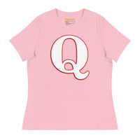 Women's Patriotic Cool Q Alphabet Cute Initial Monogram Letter Q Graphic