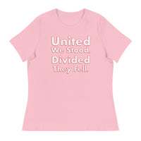 Trump 2024 - United We Stood, Divided They Fell. - Women's Relaxed T-Shirt