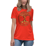 Celtic Tree of Life - Bella + Canvas 6400 Women's Relaxed T-Shirt