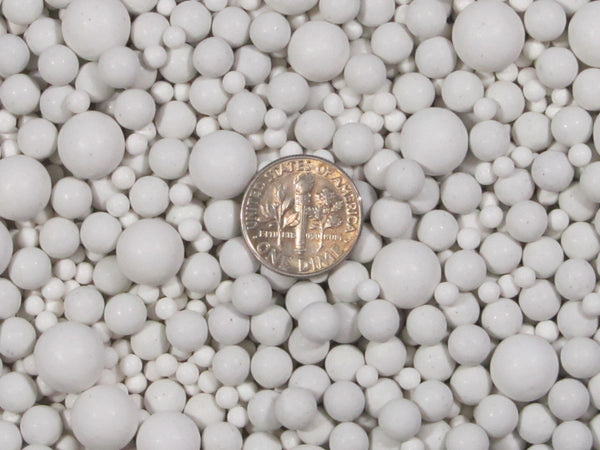 10 Lb. 3, 6 & 10 mm Polishing Sphere Non-Abrasive Ceramic Tumbling Tumbler Tumble Media - Algrium